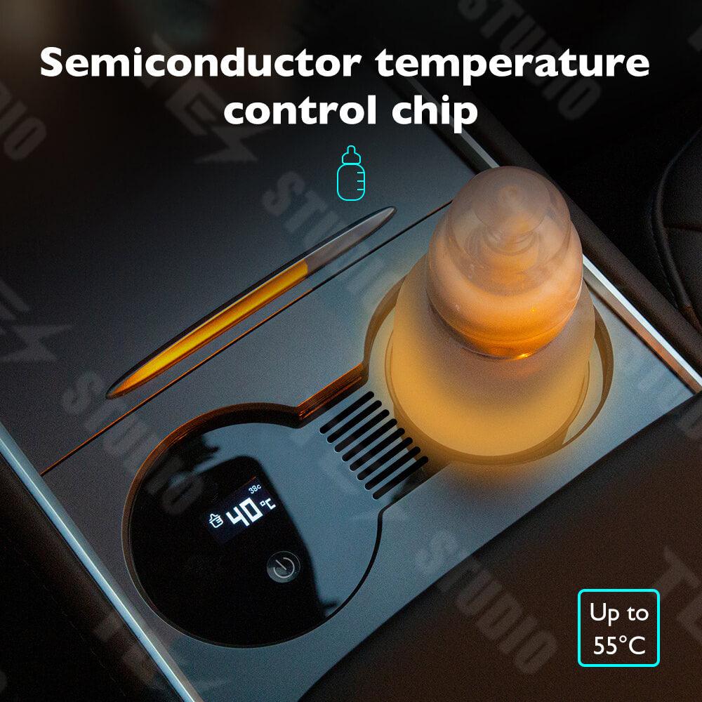 Tesstudio Model 3/Y Cup Holder Temperature Control