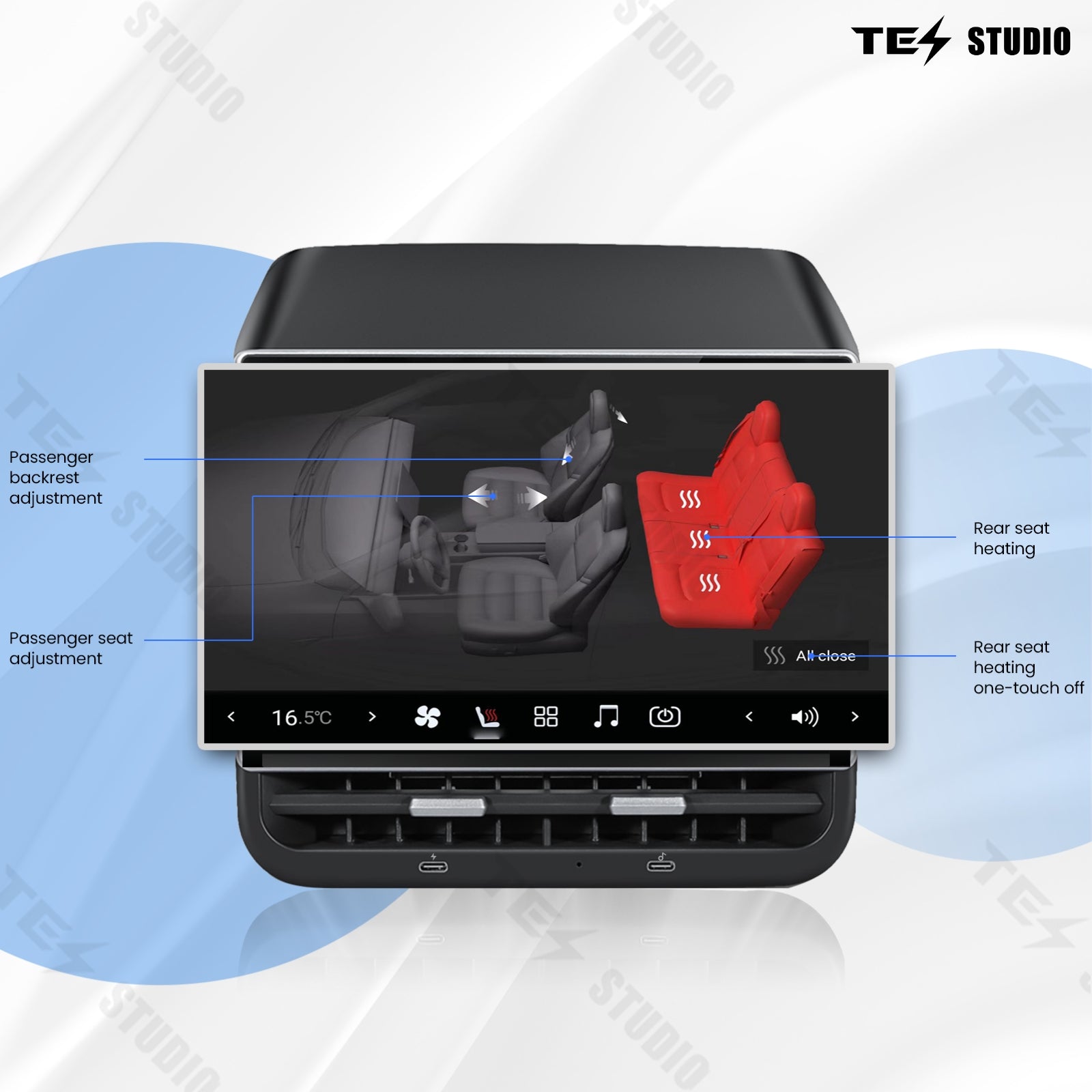 Model 3/Y R89 Rear Display with Disney Plus Entertainment（February 2019+）Tesstudio®