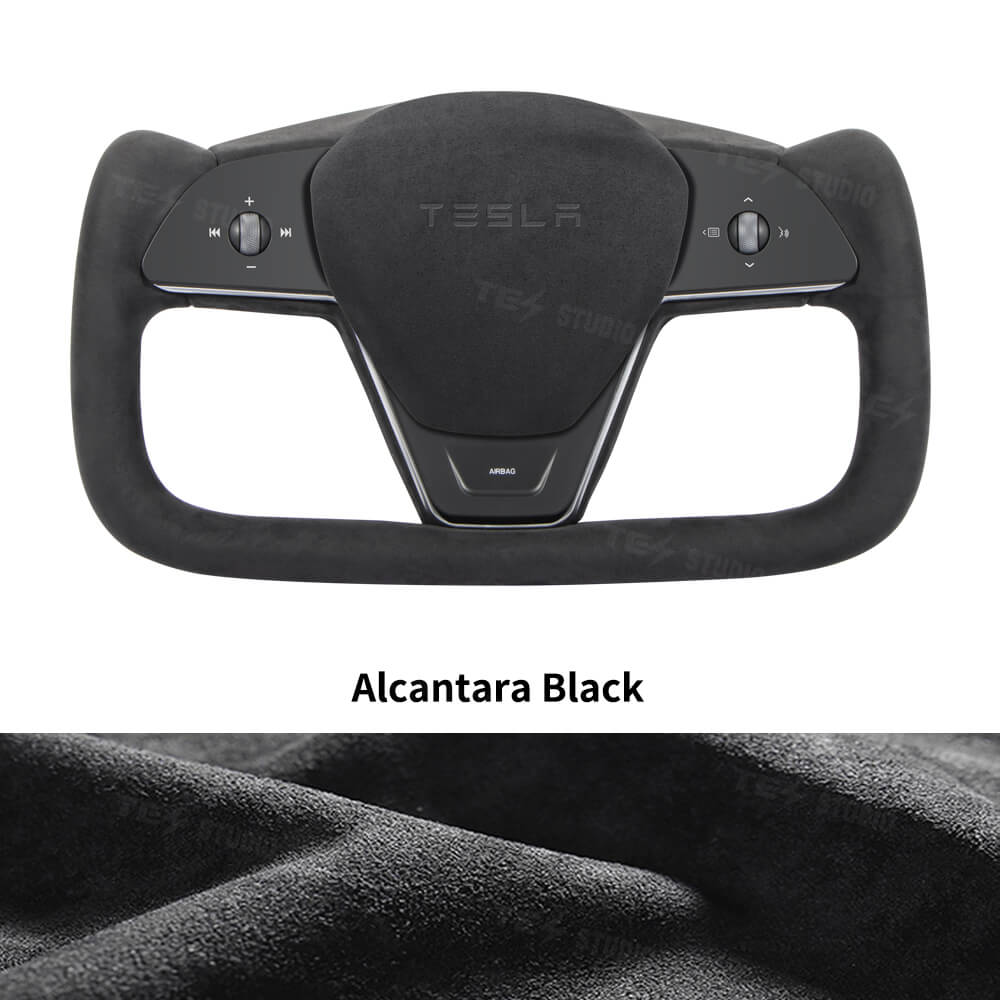 Tesstudio Custom Comfort & Style Yoke Steering Wheel Upgrade - For Tesla S/X (2012-2020)