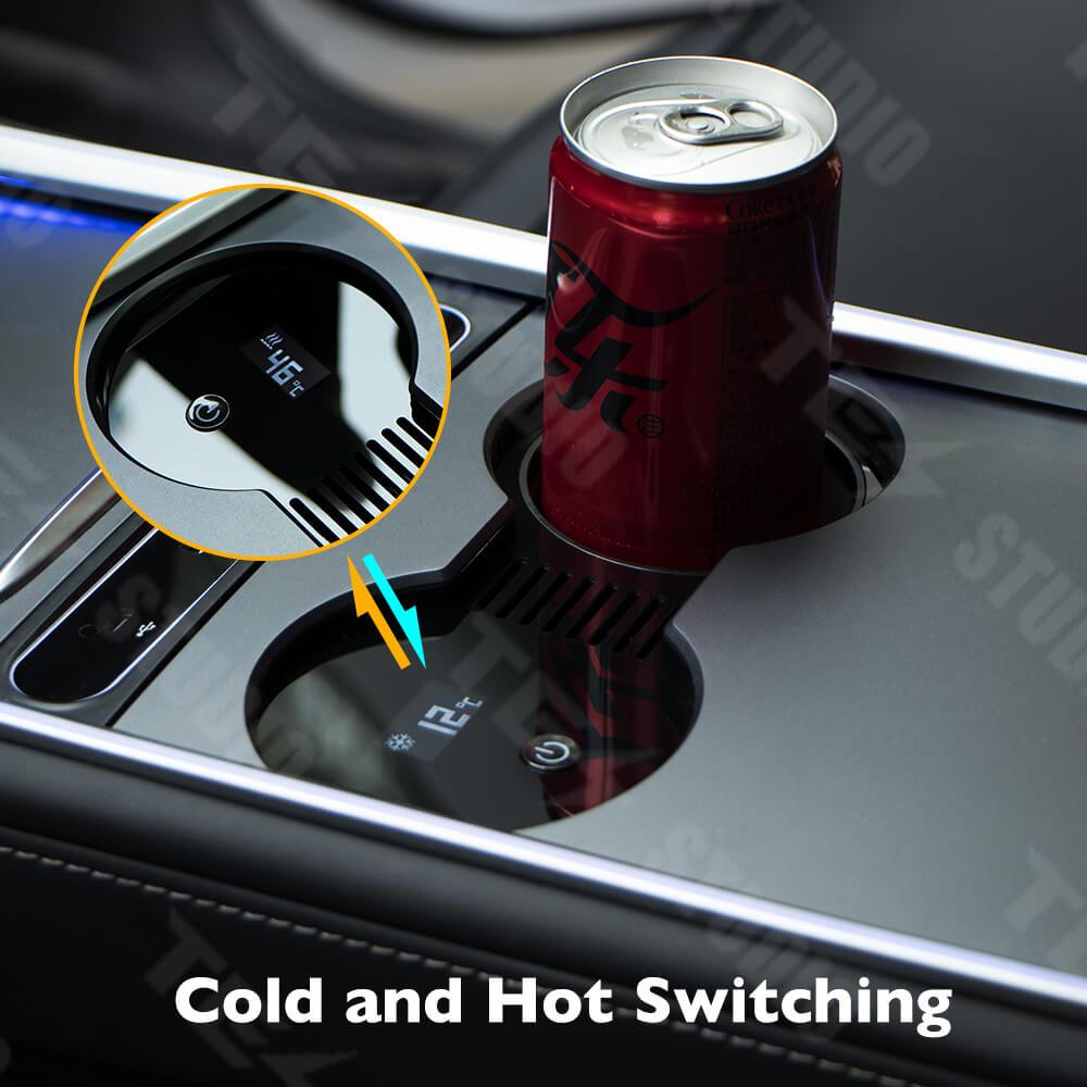 Tesstudio Model 3/Y Cup Holder Temperature Control