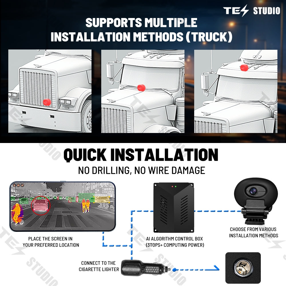 [UNIVERSAL] Tesstudio CT-1 Thermal infrared Vehicle assistance System