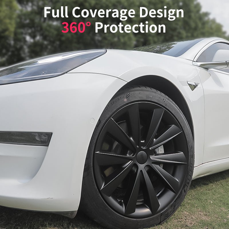 Tesla Model 3 Car Hub Caps 18'' Blade Style Model 3 Wheel Cover Tesstudio®  (2017-2023)