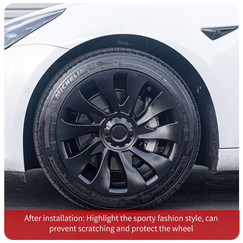 Tesla Model 3 Hub Cap 18'' Überturbine Style Model 3 Wheel Cover Tesstudio®（2017-2023）