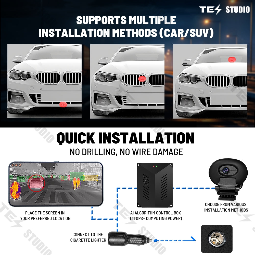 [UNIVERSAL] Tesstudio CT-1 Thermal infrared Vehicle assistance System