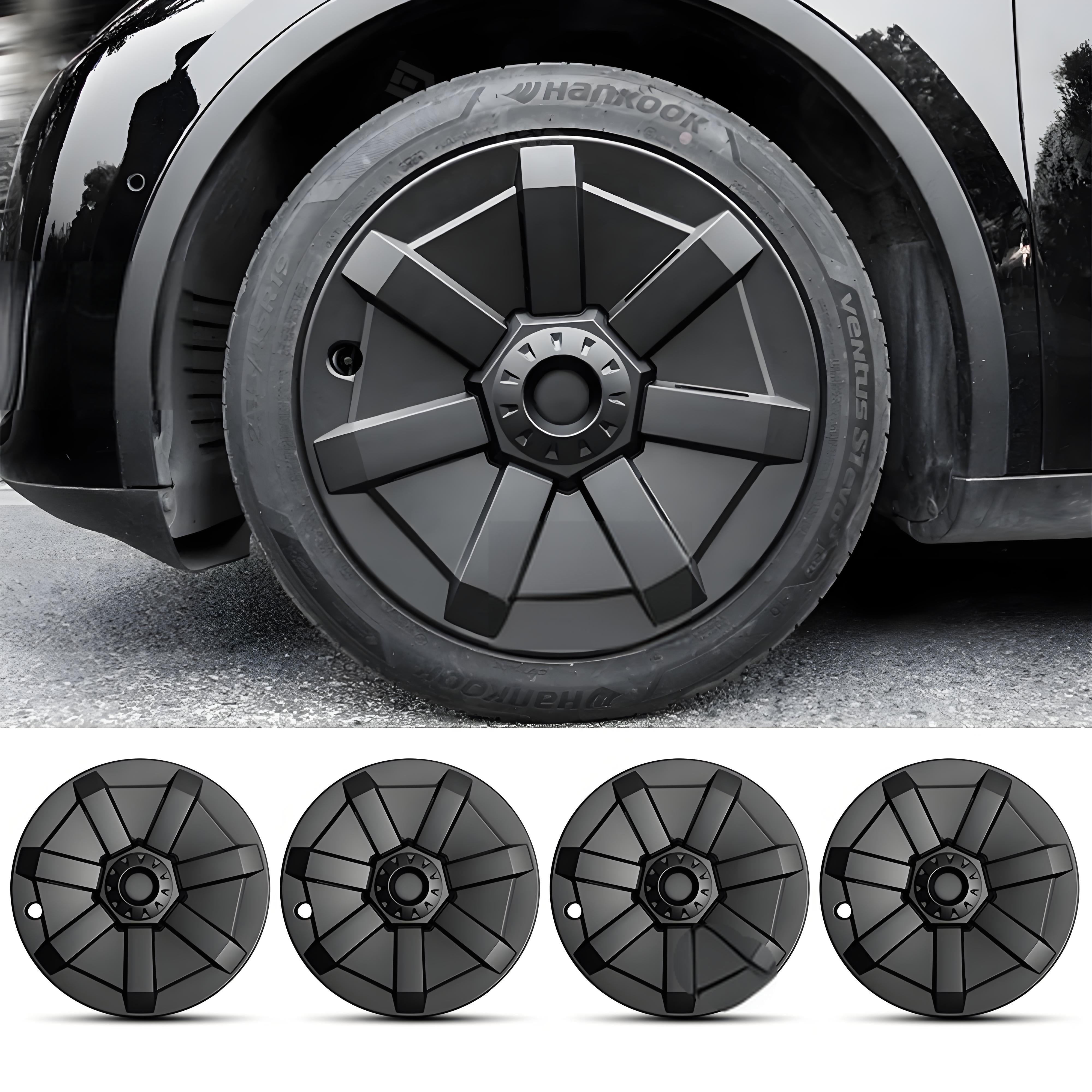 Tesstudio 19" Best Wheel Covers Cybertruck Style for Tesla Model Y (4PCS)