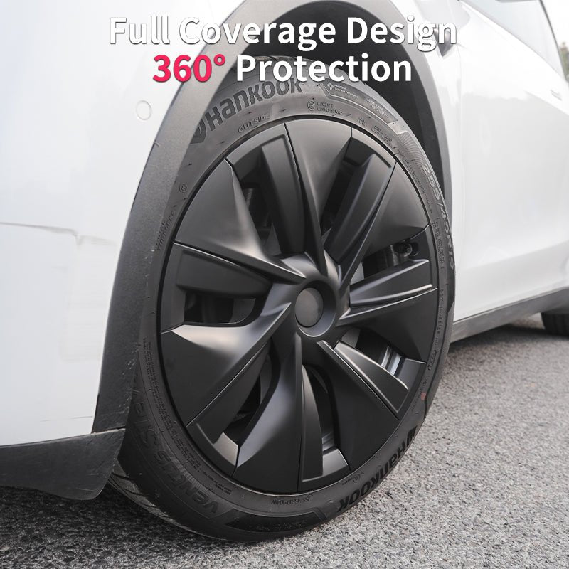 Tesla Model Y Center Caps 19'' Gemini Style Wheel Cover Tesstudio® (2020-2024 Year)