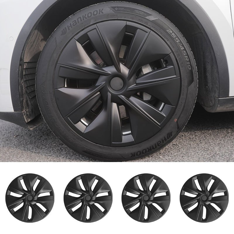 Tesla Model Y Center Caps 19'' Gemini Style Wheel Cover Tesstudio® (2020-2024 Year)