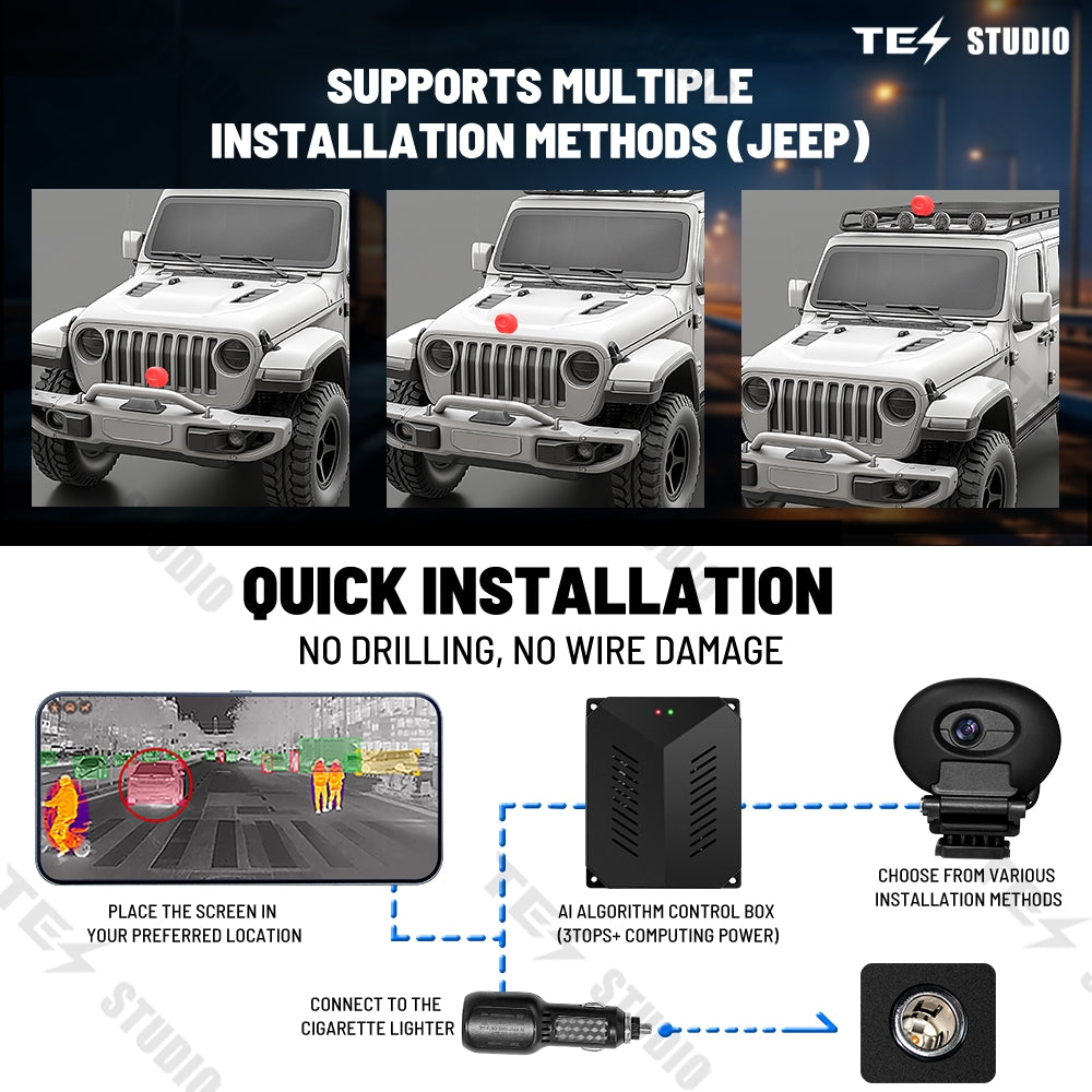 [UNIVERSAL] Tesstudio CT-1 Thermal infrared Vehicle assistance System