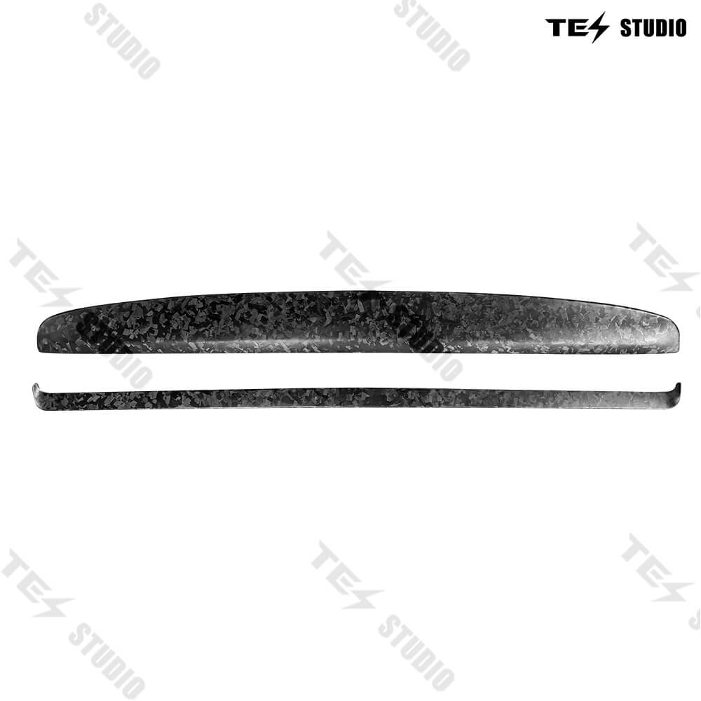 Tesstudio Tesla Dashboard Real Carbon Fiber Lightweight Trim Panel For Model 3 Highland - Elegant and Lightweight Upgrade