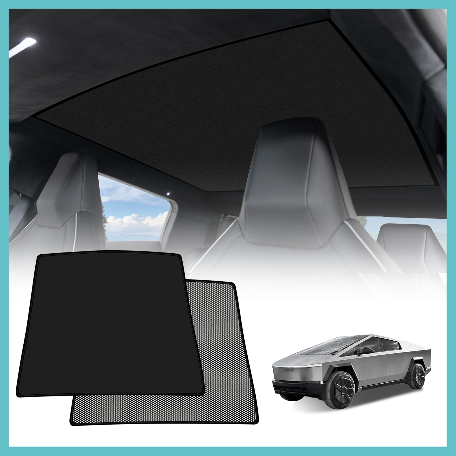 Tesstudio Roof Sunshade for Cybertruck