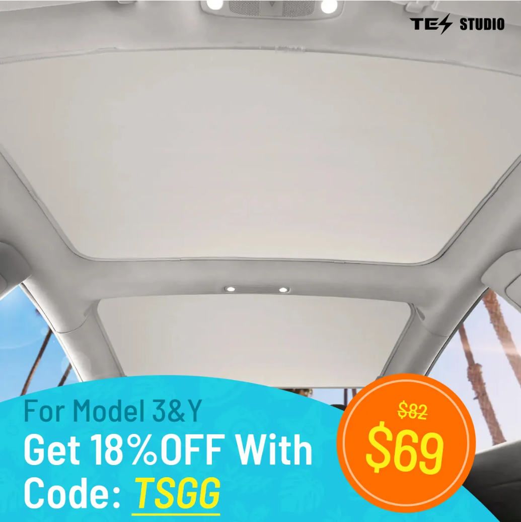 Simple Sunshade Summer Roof Sunshade For Tesla Model 3/Y