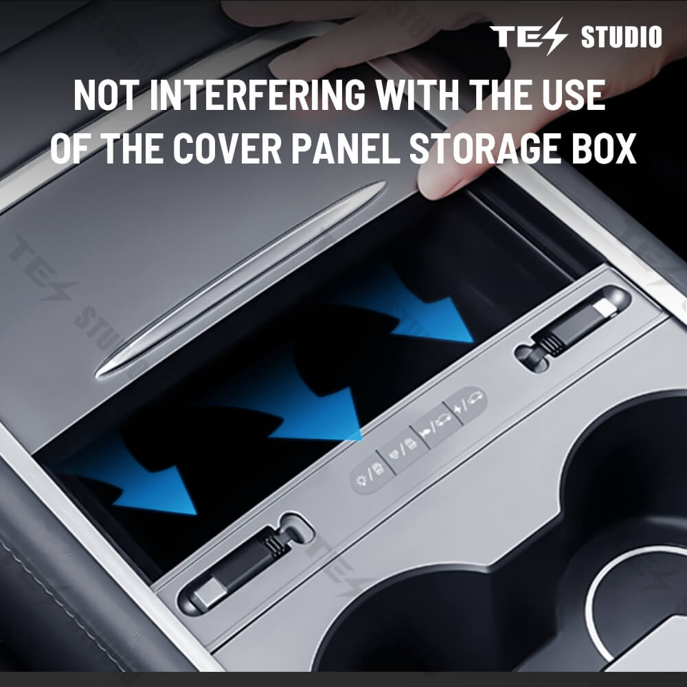 Tesstudio Smart Docking Station Enhanced Control and Charging for Tesla Model 3 and Model Y（2021+））