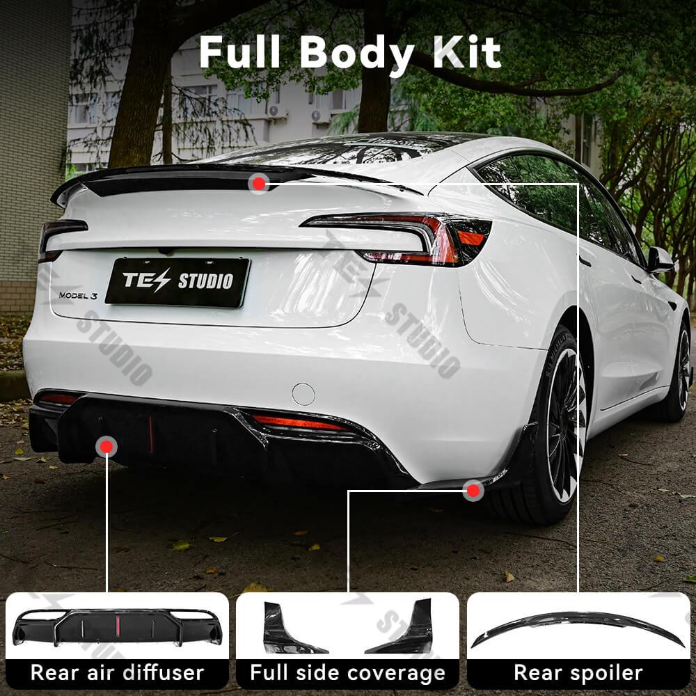 Tesstudio Full Body Kit For Model 3 Highland