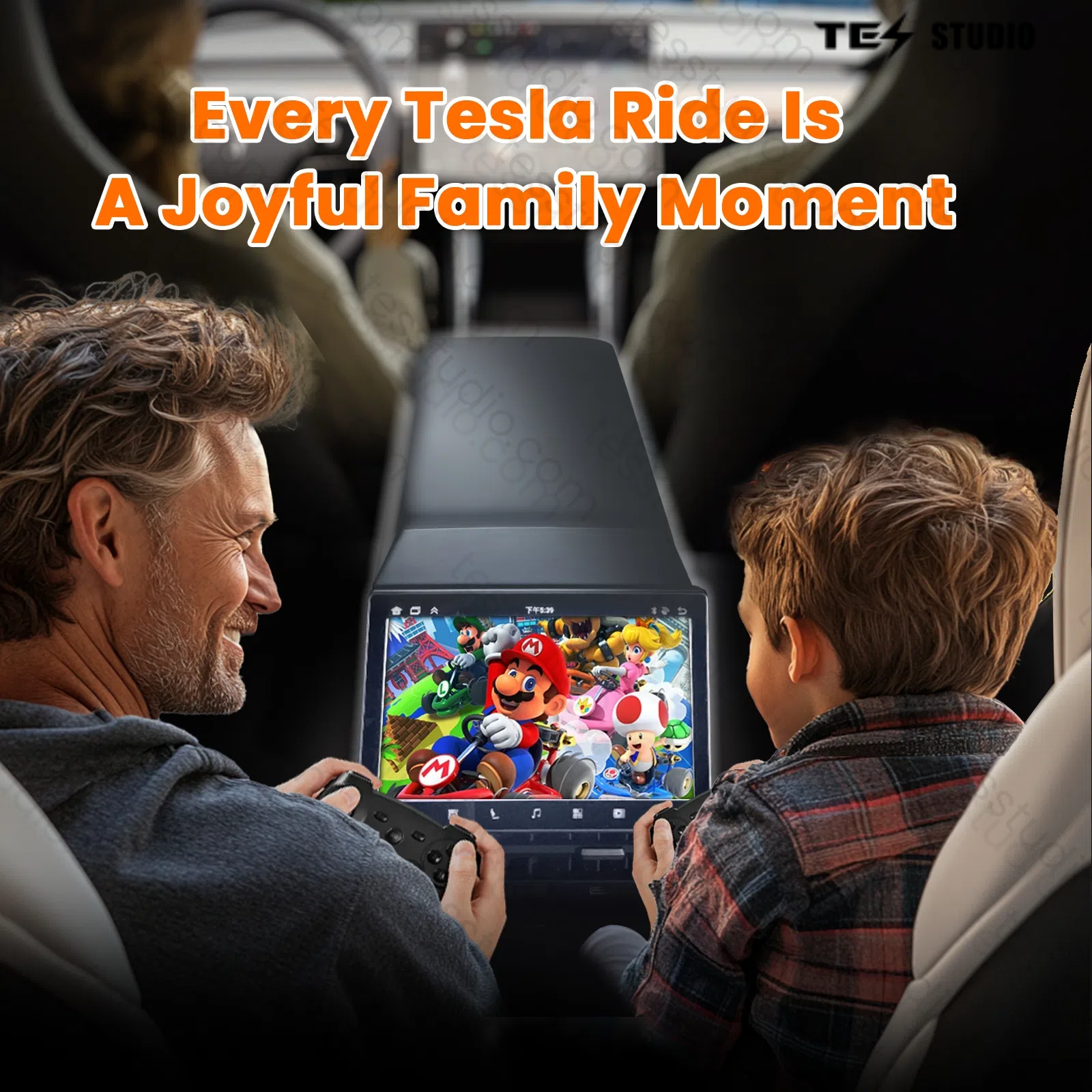 Model 3/Y R89 Rear Display with Disney Plus Entertainment（February 2019+）Tesstudio®