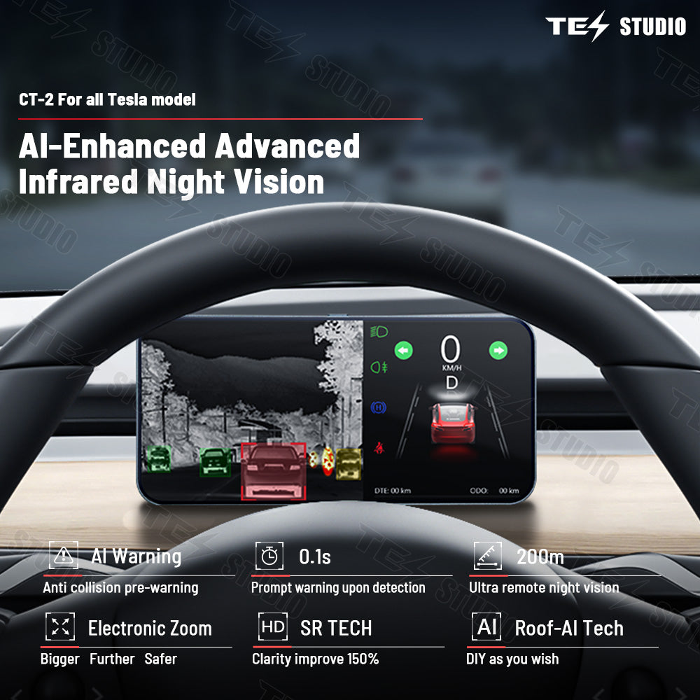 Tesstudio Tesla Accessories CT-2 Thermal infrared Vehicle assistance System