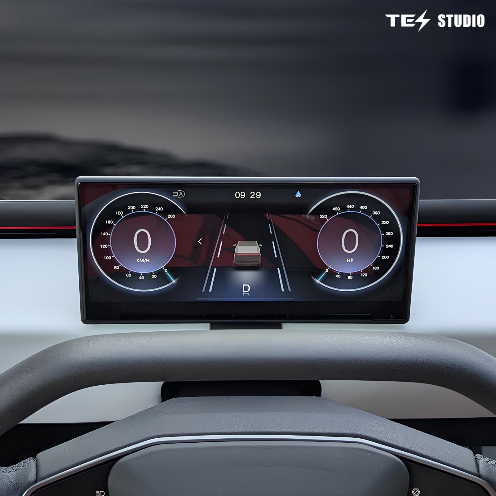 Cybertruck Carplay Dashboard Screen C9 9-in Touch Screen Tesstudio®