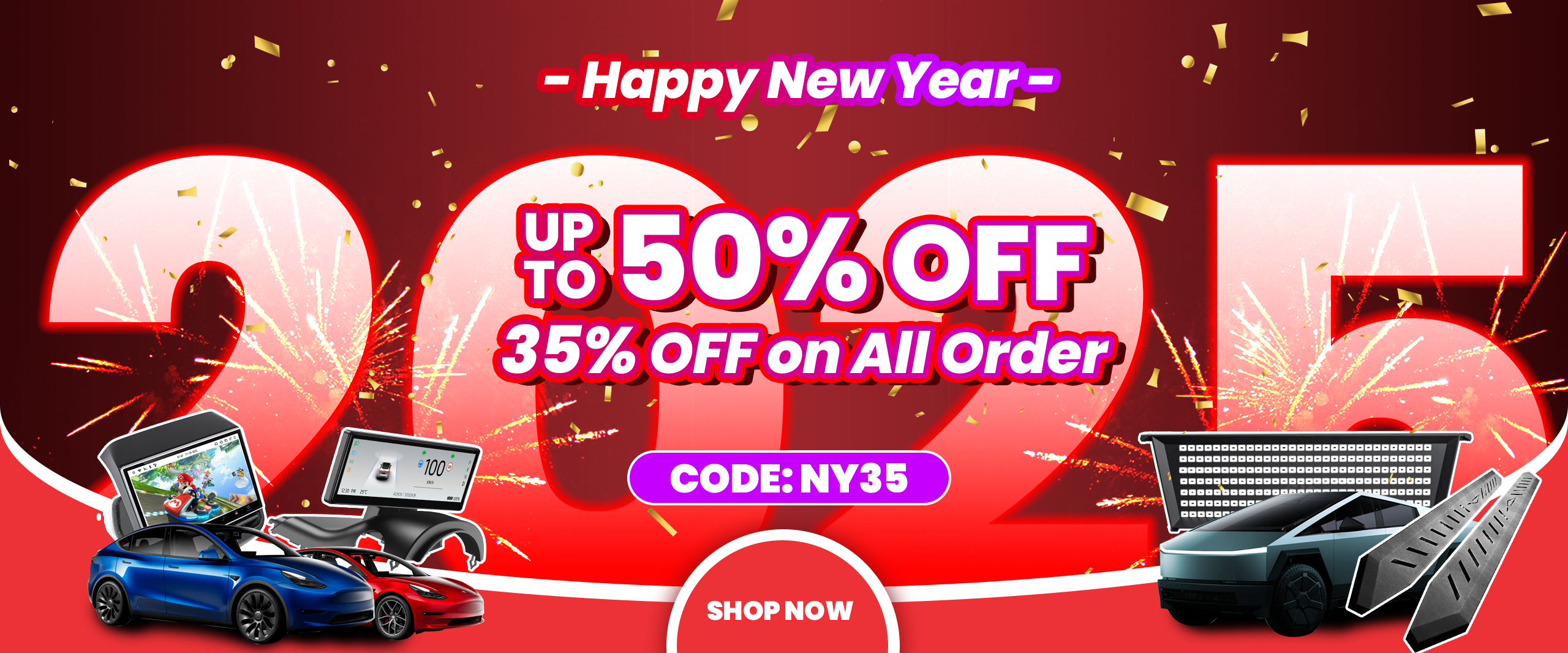 Tesstudio 2025 New Year's Sale