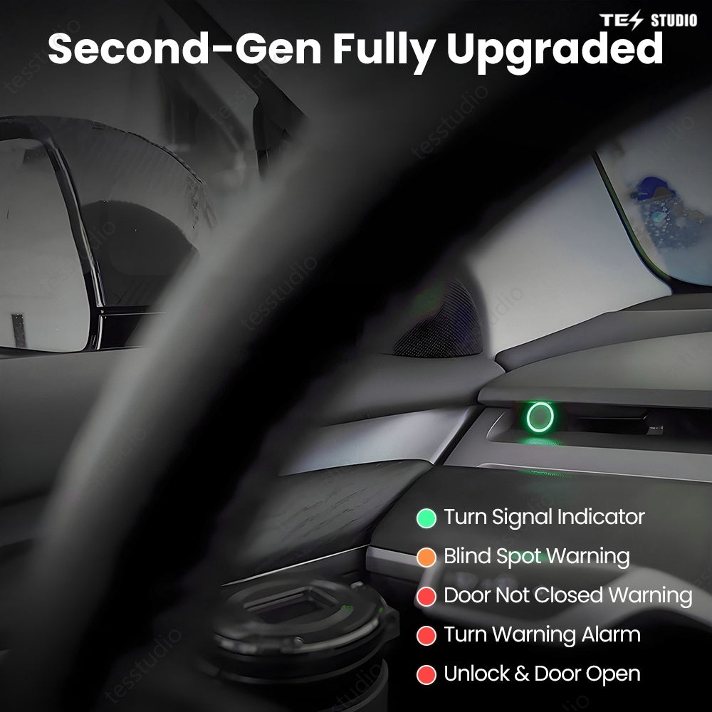 Model 3/Model Y Left and Right Blind Spot Monitoring Assist System - AMD (21+) Tesstudio® (Second Generation)