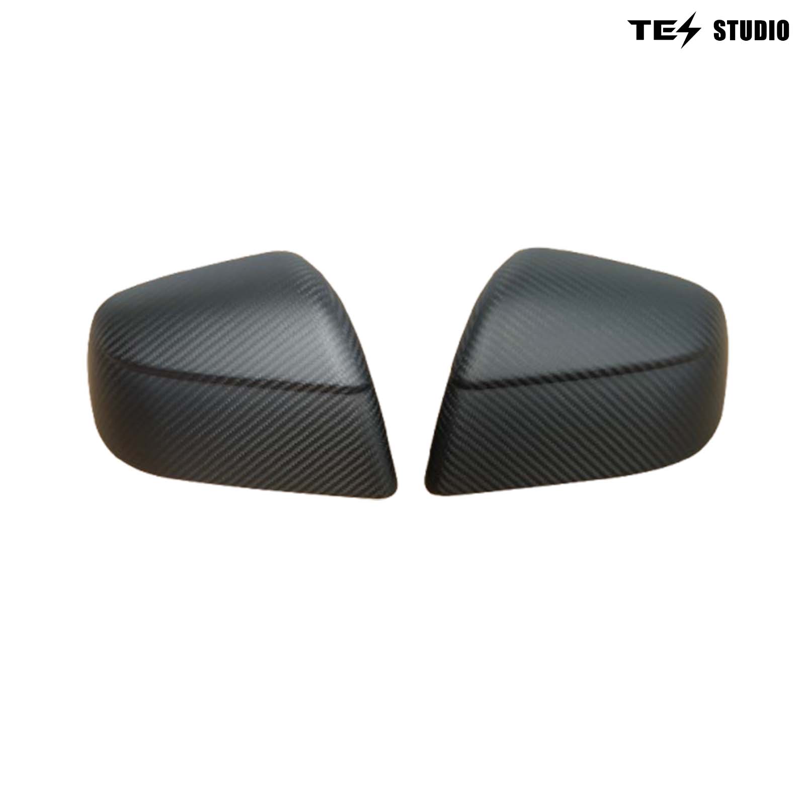 Tesla Model Y Carbon Fiber Side Mirror Caps Model Y Side Mirror Cover Tesla Model Y Exterior Accessories Tesstudio®