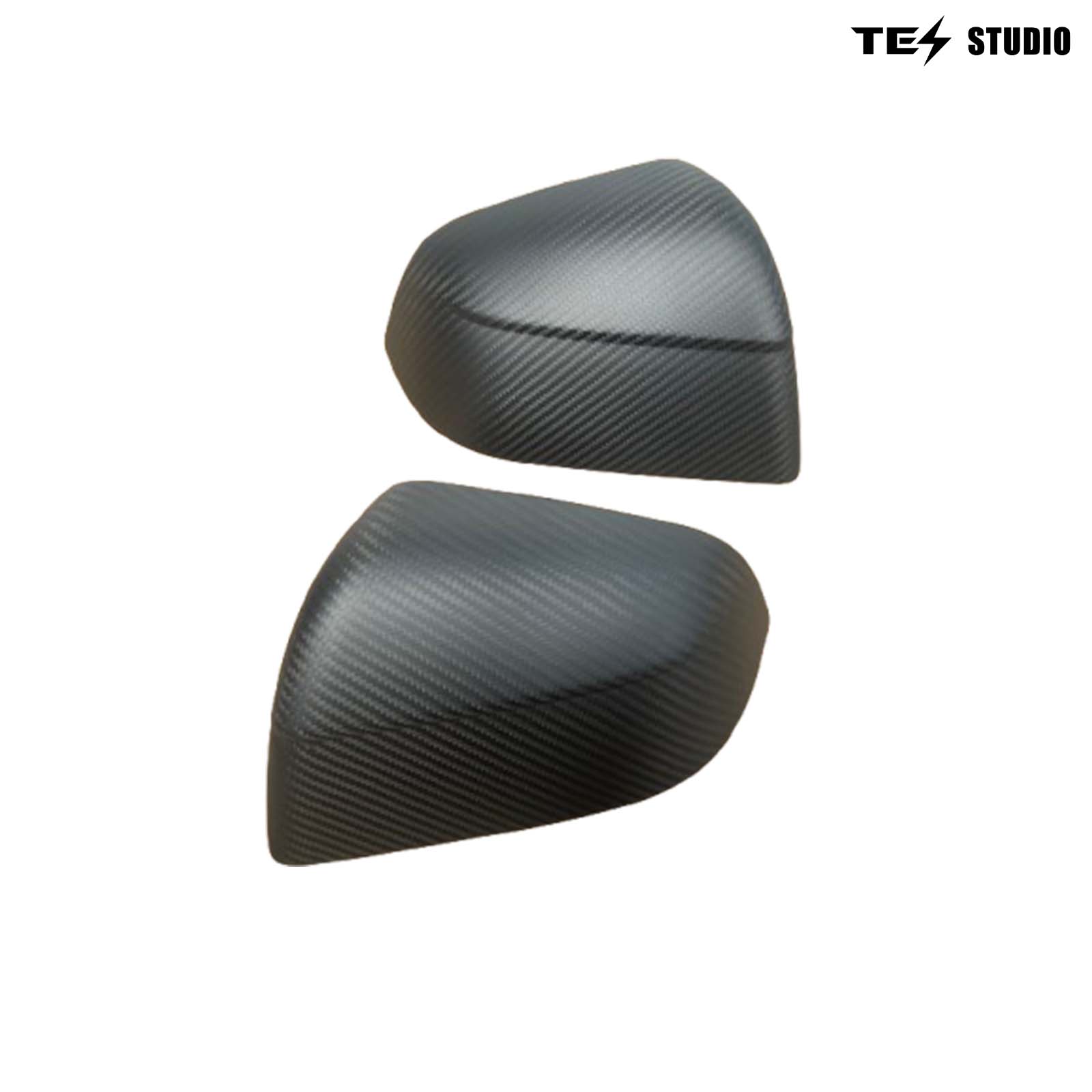 Tesla Model Y Carbon Fiber Side Mirror Caps Model Y Side Mirror Cover Tesla Model Y Exterior Accessories Tesstudio®