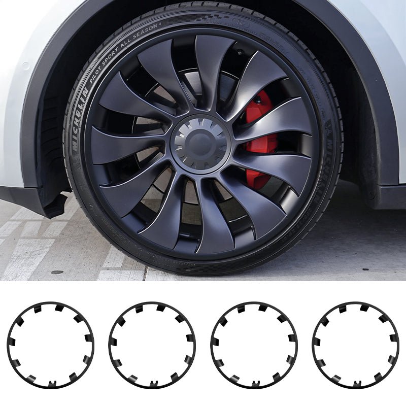 Tesla Model Y Hub Cap Covers 21 Inch Wheel Covers Tesla Wheel Accessories Tesstudio®