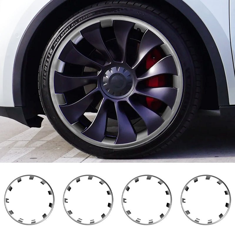 Tesla Model Y Hub Cap Covers 21 Inch Wheel Covers Tesla Wheel Accessories Tesstudio®