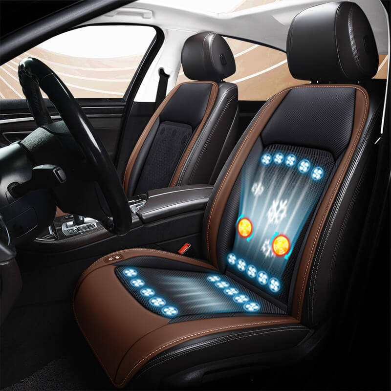 Tesstudio Ultimate Comfort Tesla Front Seat Cooling Seat Cover with 16 Fans and Massage