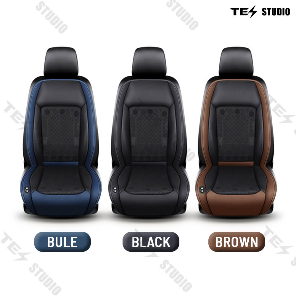 Tesstudio Ultimate Comfort Tesla Front Seat Cooling Seat Cover with 16 Fans and Massage