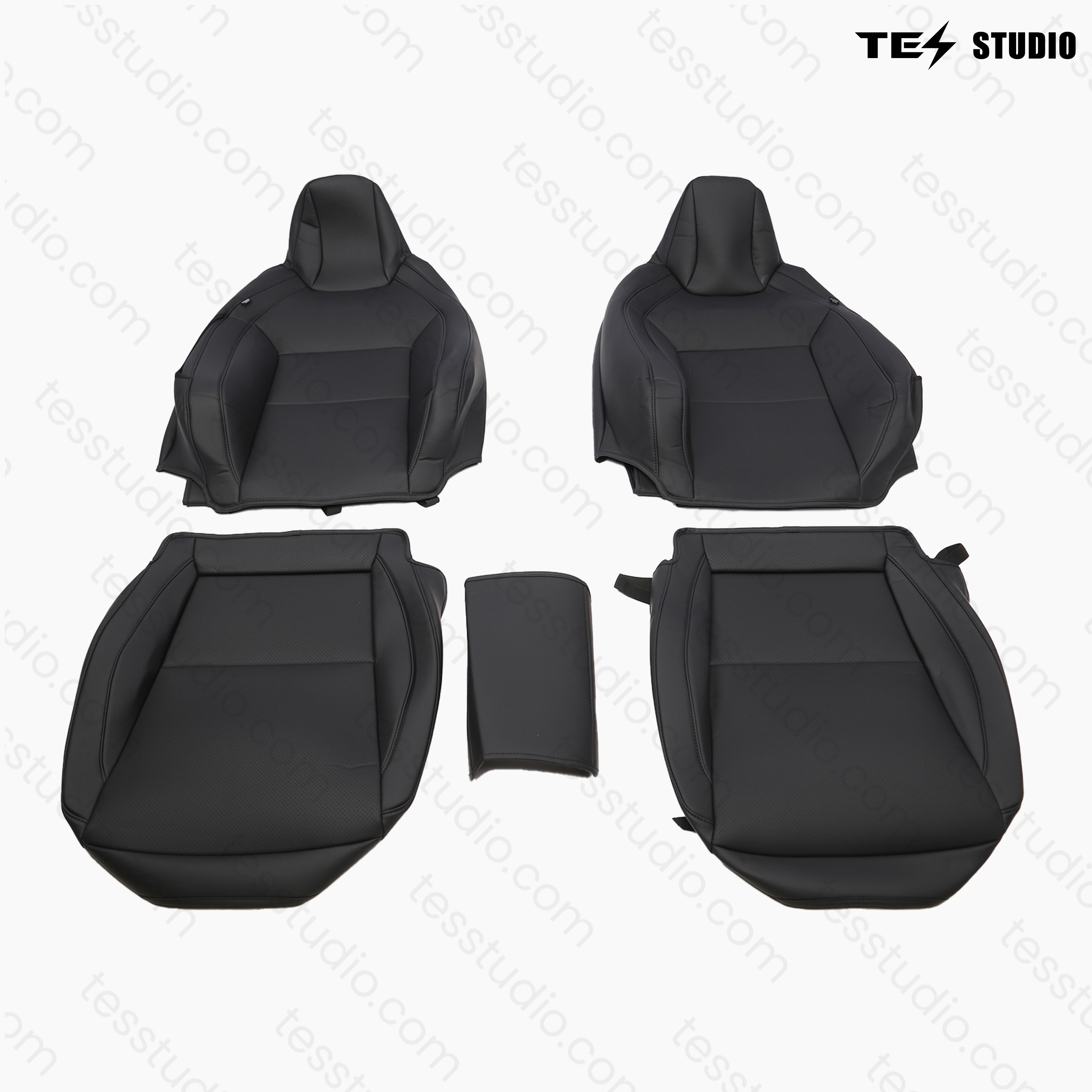 Cybertruck Seat Covers NAPPA Leather Full Coverage Seat Protector Tesstudio®