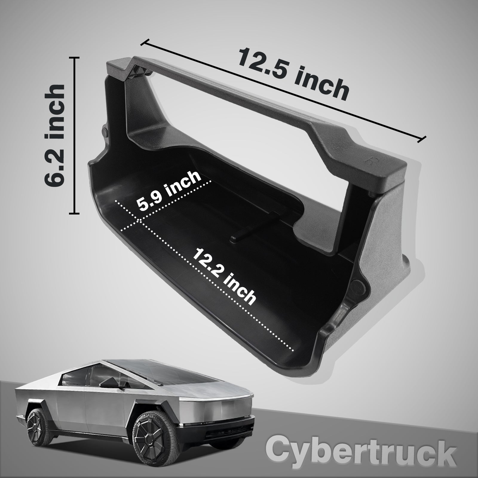 Tesstudio Lower LCD Screen Organizer for Cybertruck