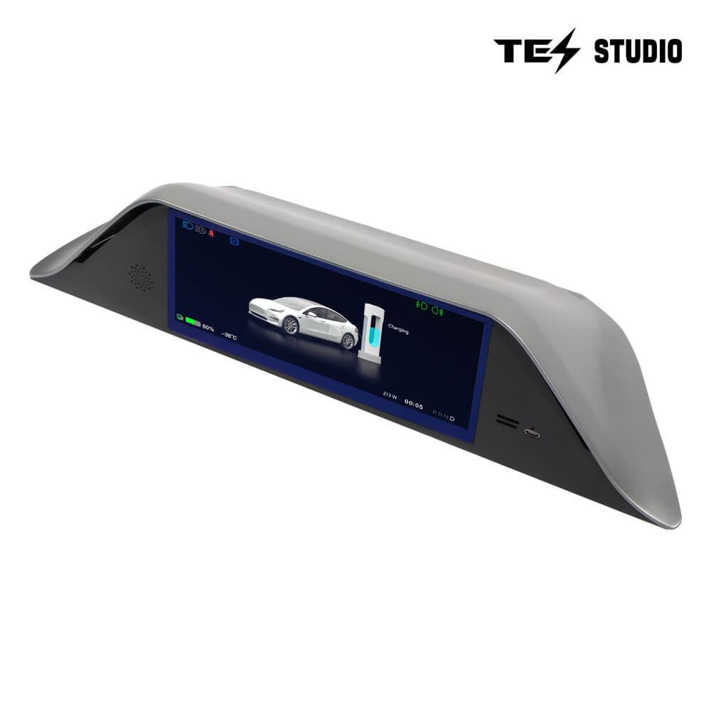 Tesstudio FY9-C Intelligent Dashboard Display & Camera with ABS Material for Tesla Model 3/Y - Inspired by Model S/X Design