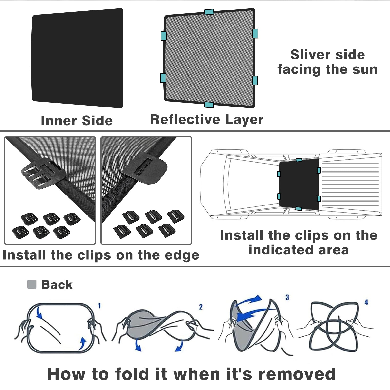 Tesstudio Roof Sunshade for Cybertruck