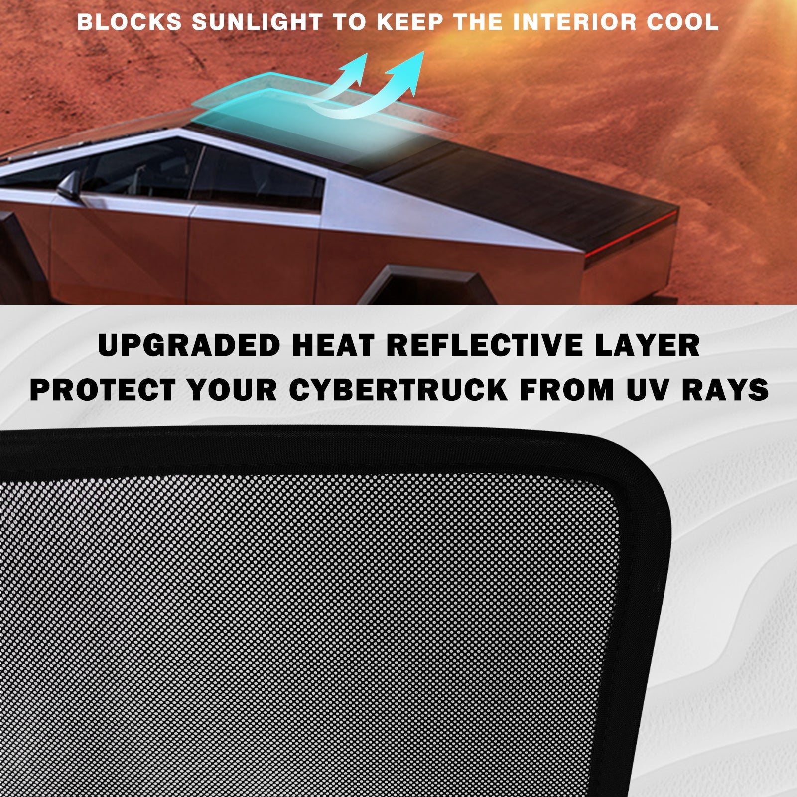 Tesstudio Roof Sunshade for Cybertruck