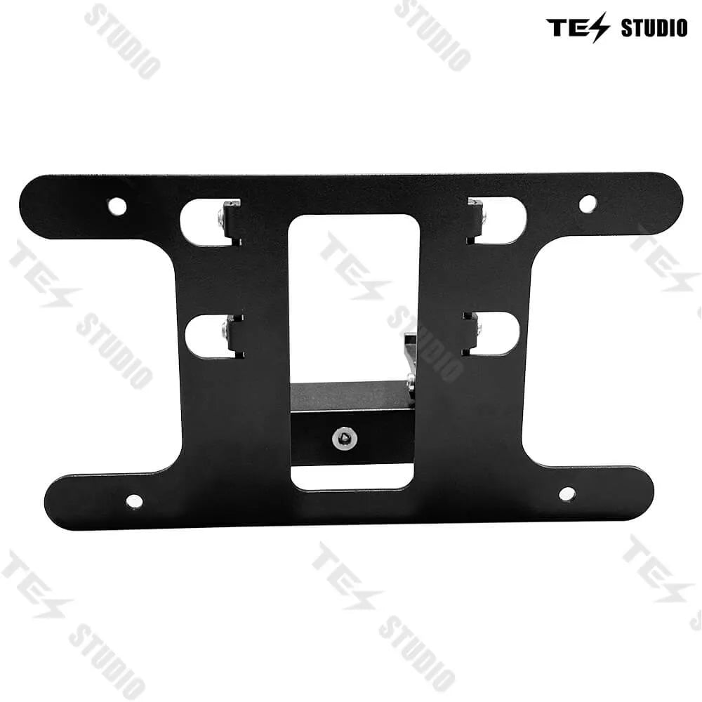 Tesstudio Model 3/Model Y License Plate Frame with Knob Lock (T2 Lock Version)