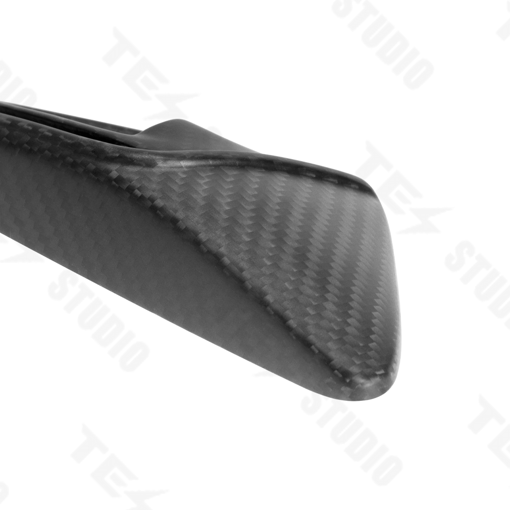 Tesstudio Carbon Fiber Leaf Camera Full Coverage Sticker Kit For Tesla Model 3 Highland