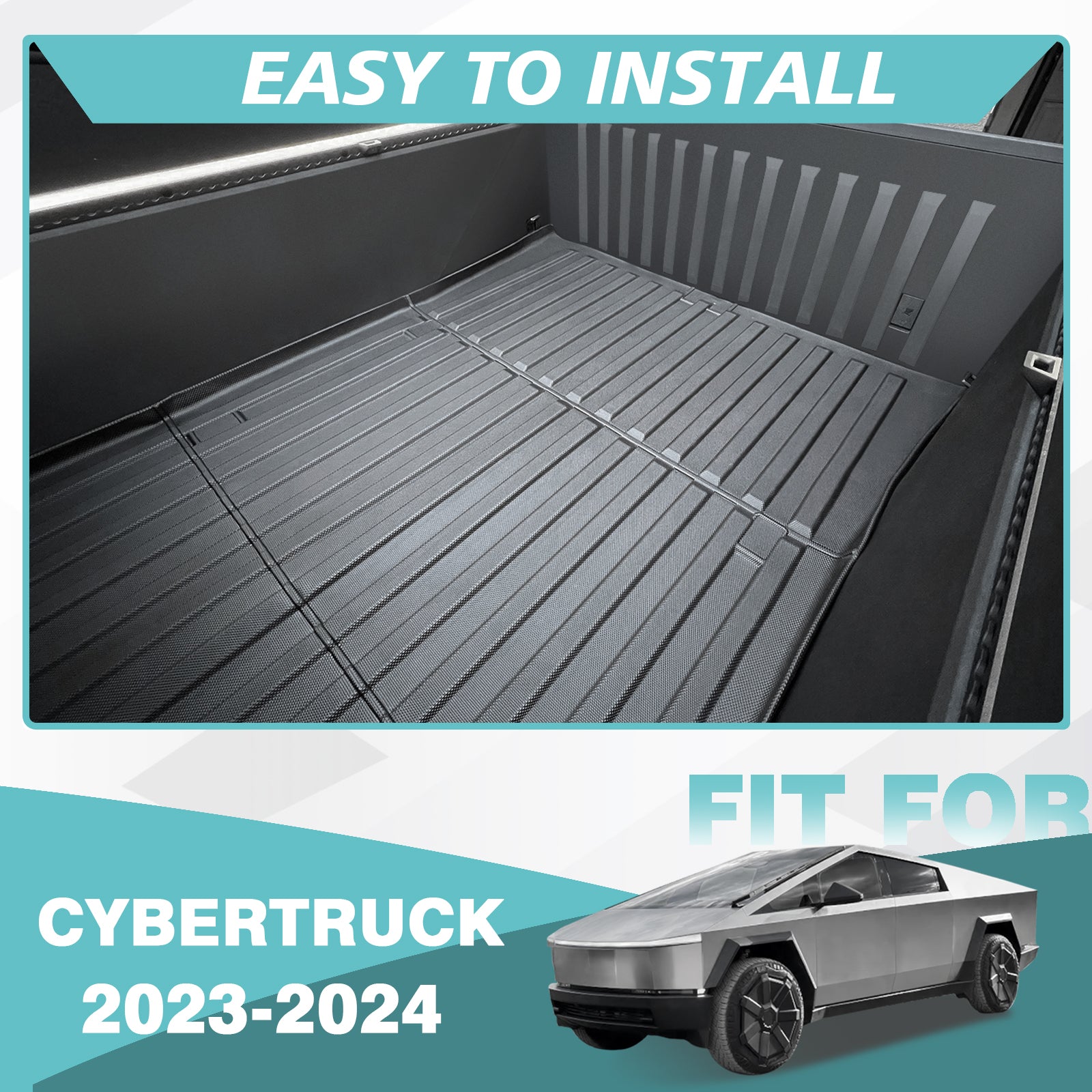 Tesstudio Full Set Mats for Cybertruck