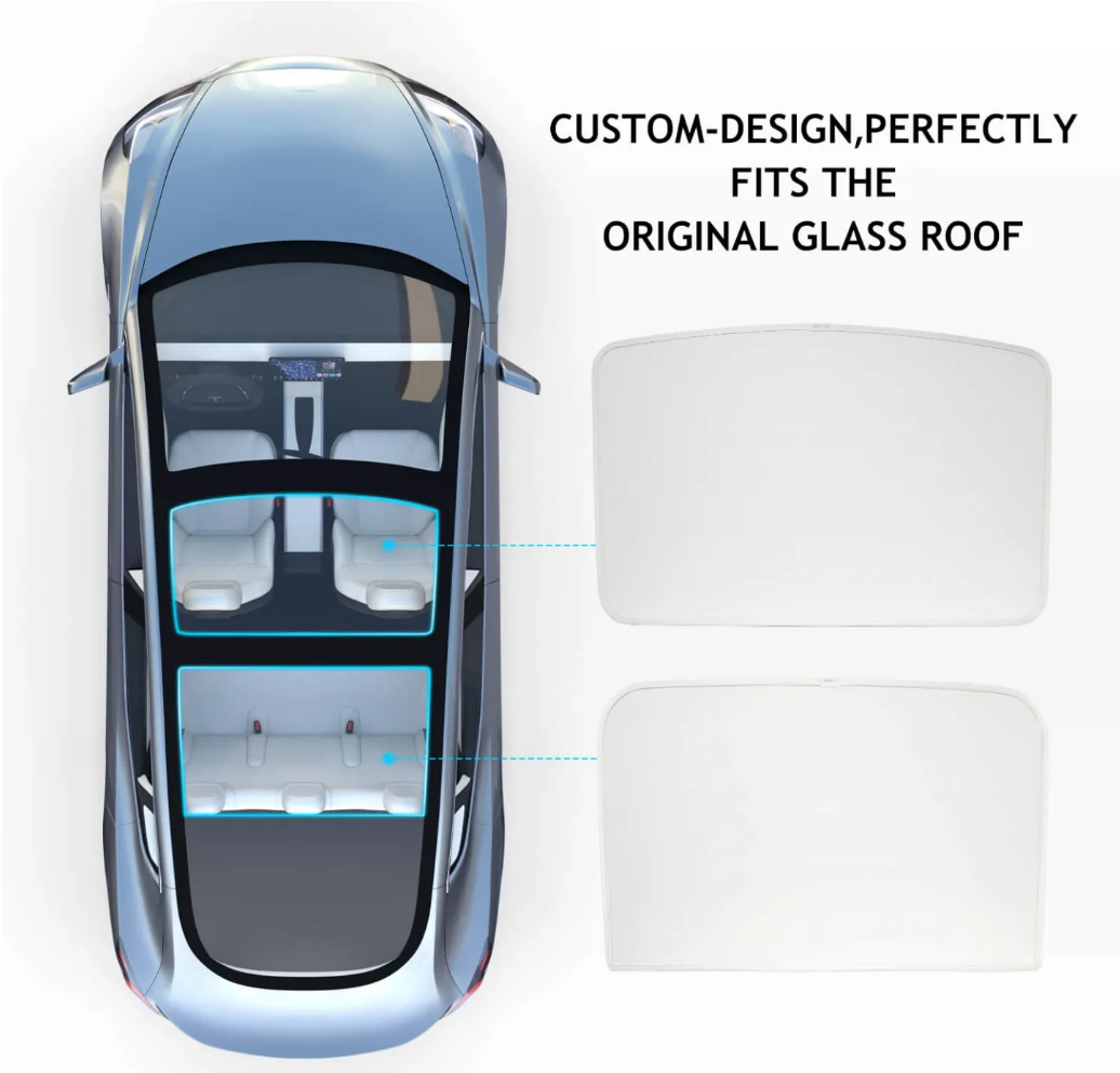 Simple Sunshade Summer Roof Sunshade For Tesla Model 3/Y