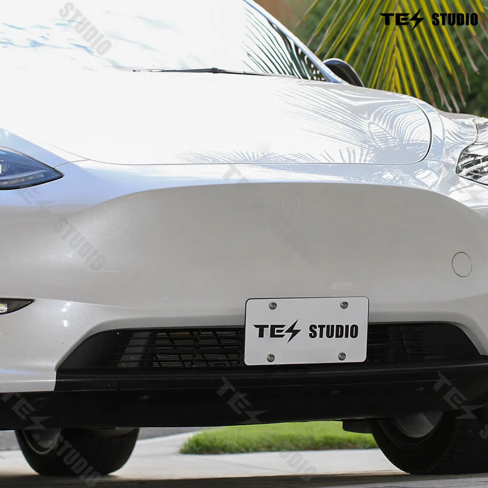 Tesstudio Model 3/Model Y License Plate Frame with Knob Lock (T2 Lock Version)