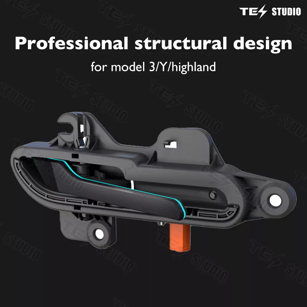 Tesstudio Colorful Auto Door Handle For 2021+ Model 3/Y/3 Highland(V6)