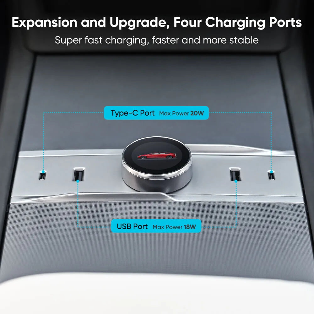 Tesstudio Highland 3 Smart Rotating Gear Shift Dock for Tesla Model 3 Highland