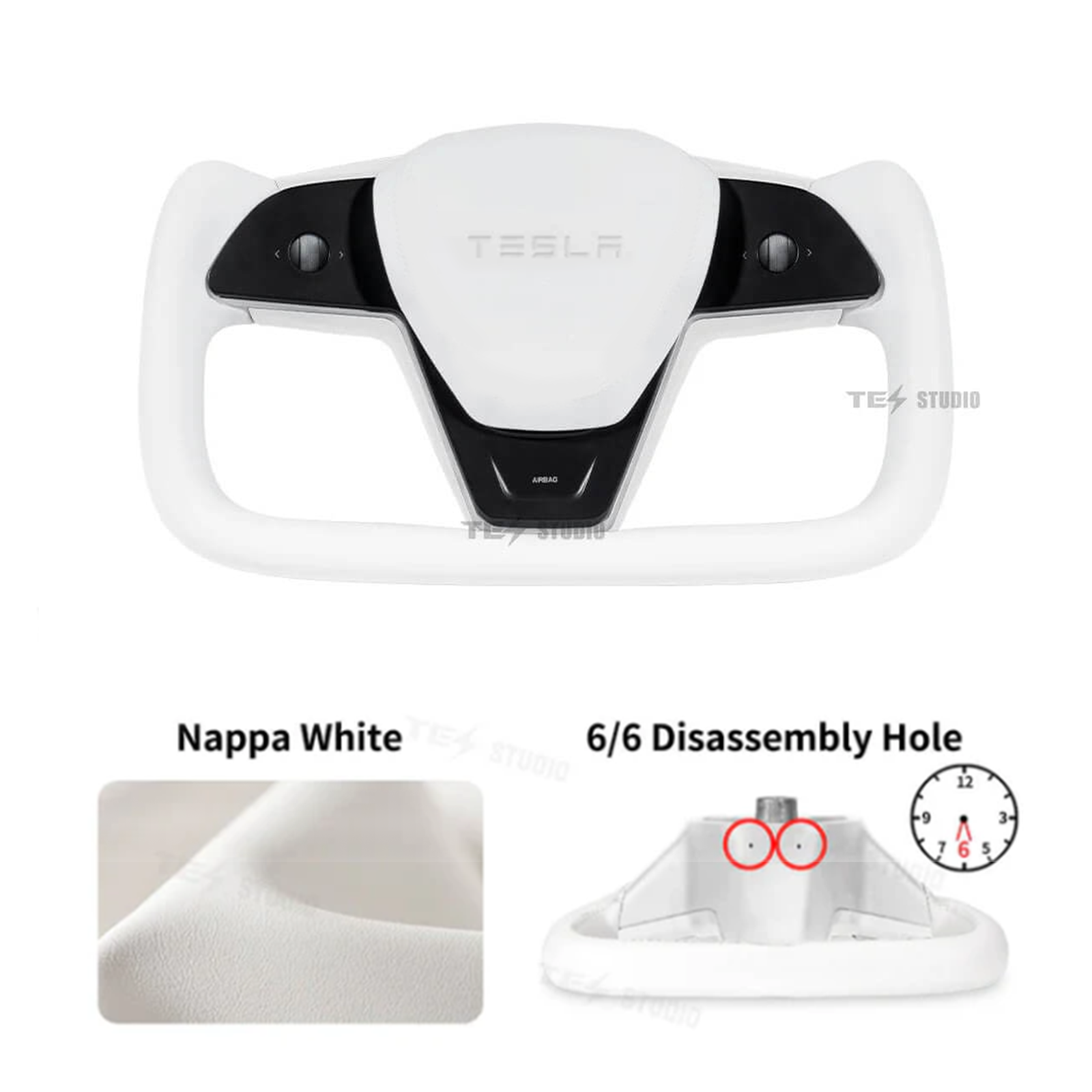 Yoke Steering Wheel For Tesla Model 3/Y - Inspired By Tesla Model S/X