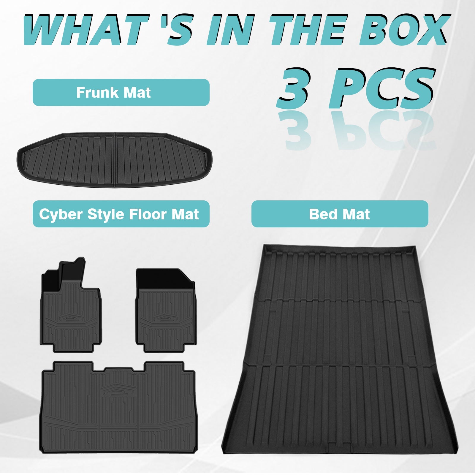 Tesstudio Full Set Mats for Cybertruck