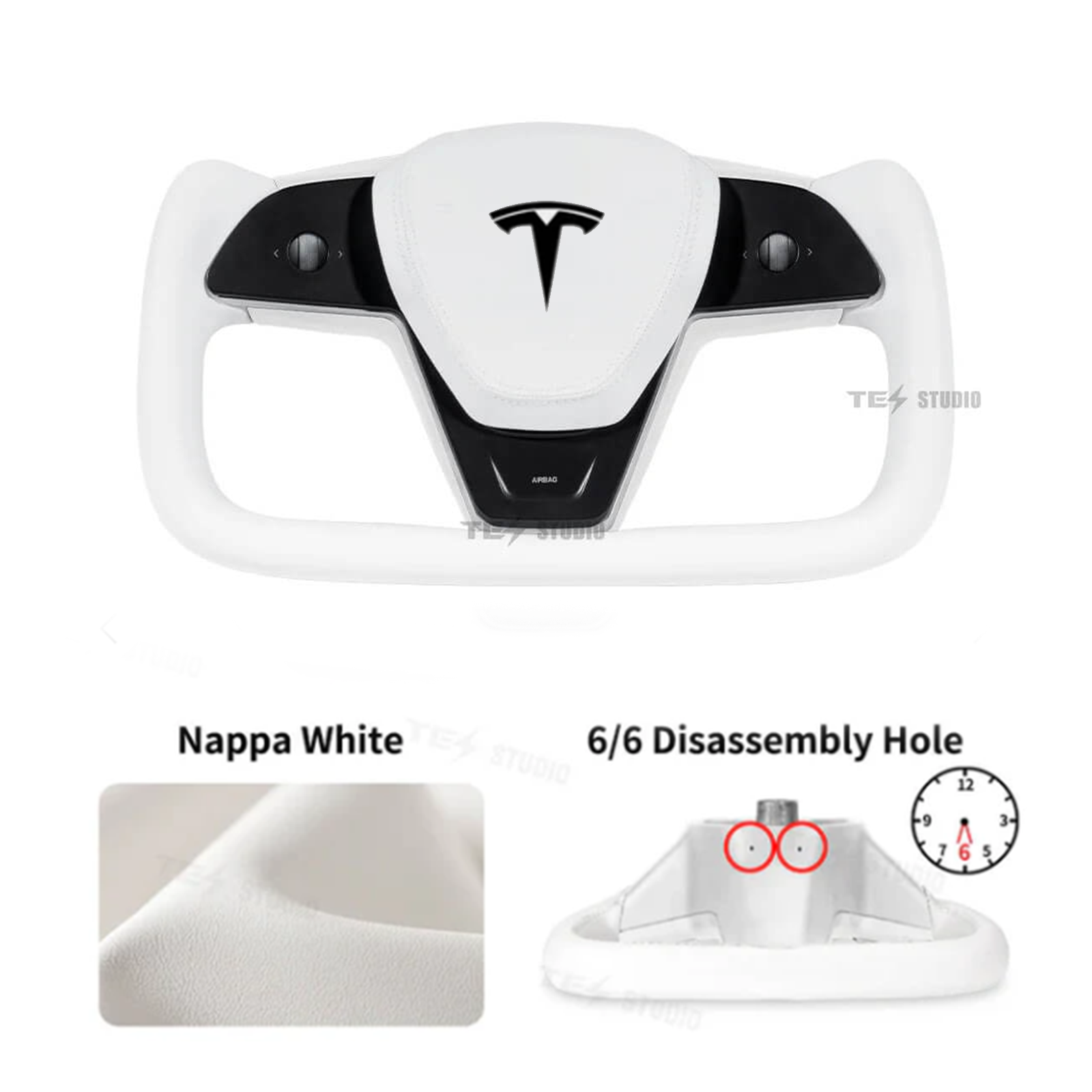 Yoke Steering Wheel For Tesla Model 3/Y - Inspired By Tesla Model S/X