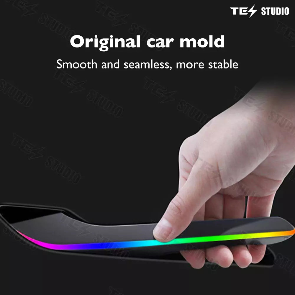 Tesstudio Colorful Auto Door Handle For 2021+ Model 3/Y/3 Highland(V6)