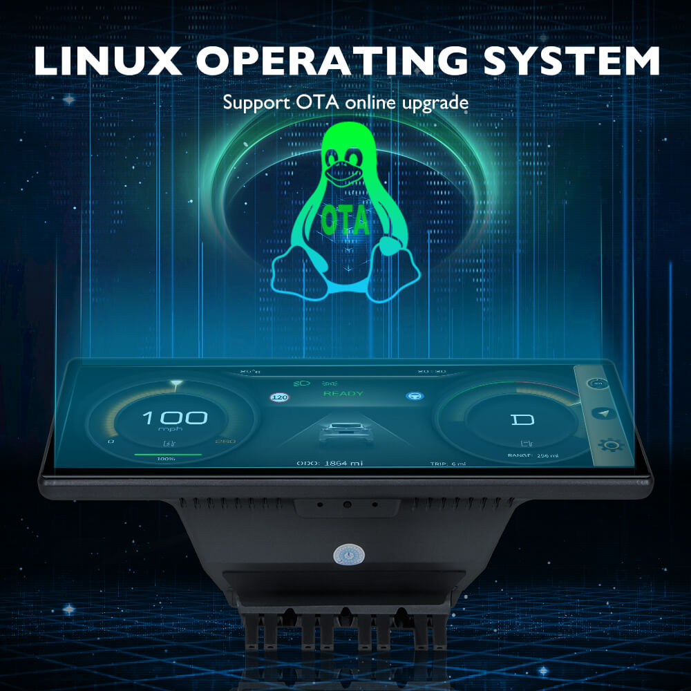 Tesstudio Model 3/Y Center Console Dashboard Touch Screen (Linux 9.0'')