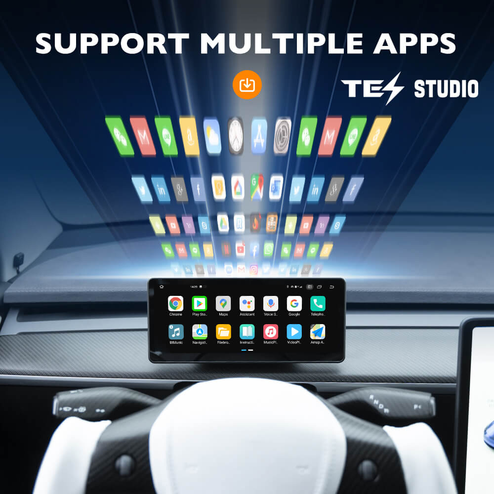 Tesstudio Model 3/Y Center Console Dashboard Touch Screen (Linux 9.0'')