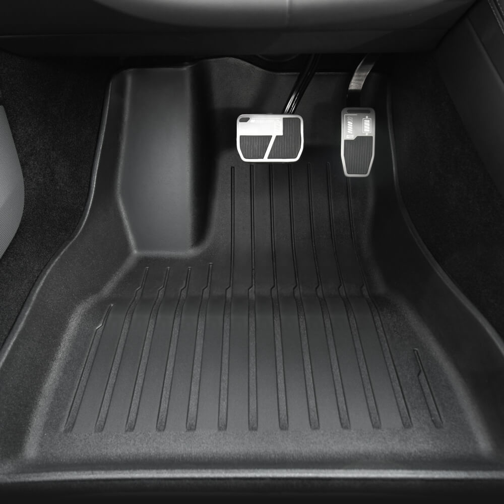 Tesstudio Custom Fit Floor Mat Set - Enhanced Protection & Durability For Tesla Model 3 Highland