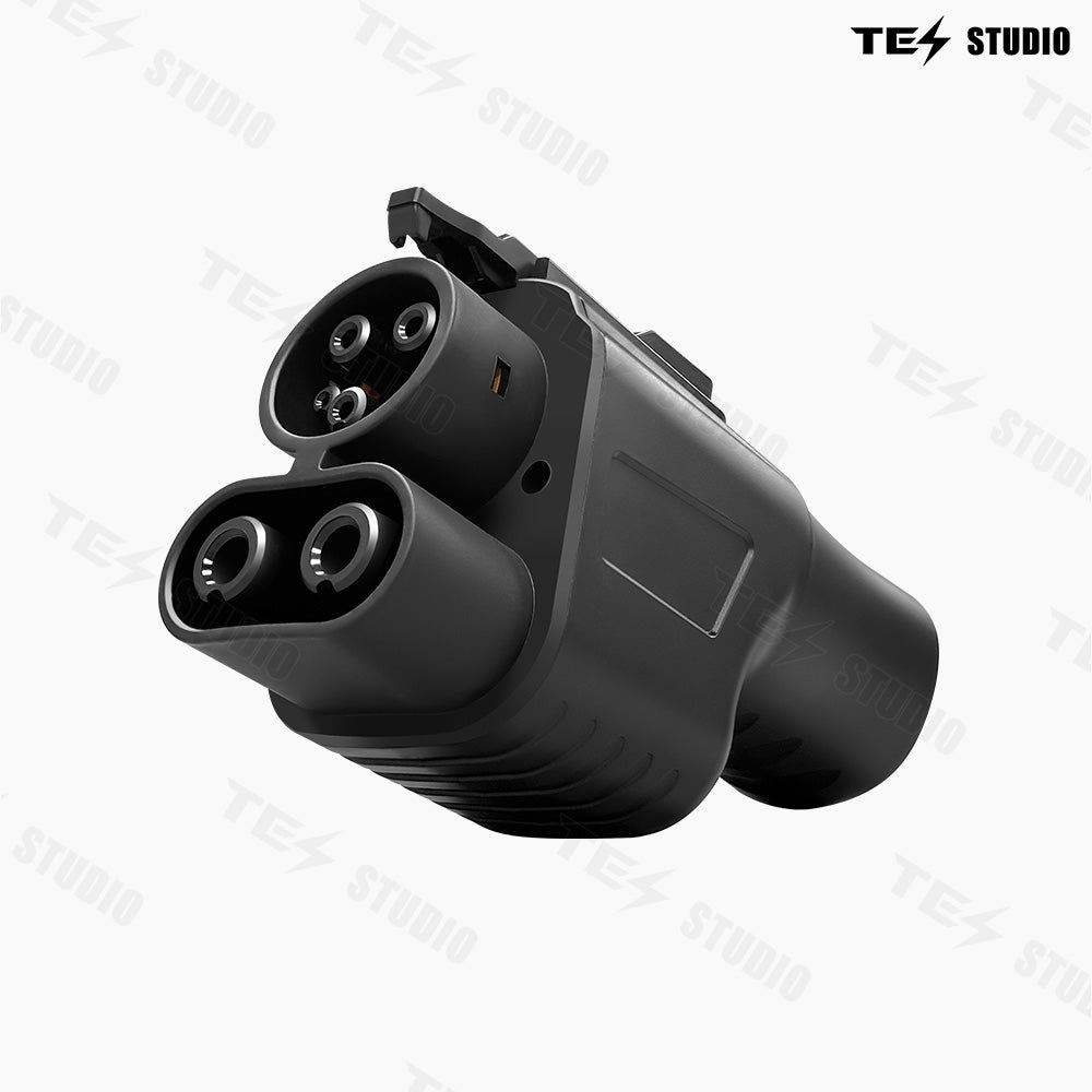 Tesstudio tesla supercharger(NACS) to ccs adapter Fast Charging for DC Fast Charging and can also charge other brand electric vehicles