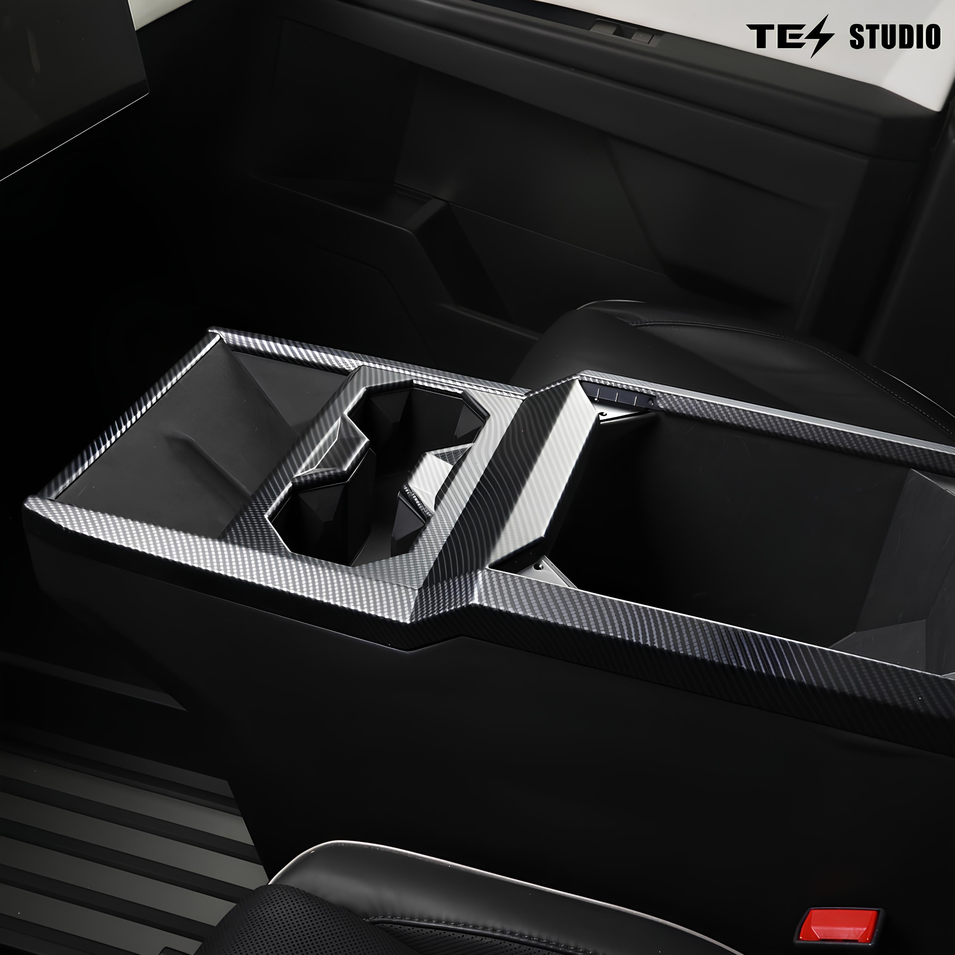 Cybertruck Center Console Cup Holder Panel Trim Cover