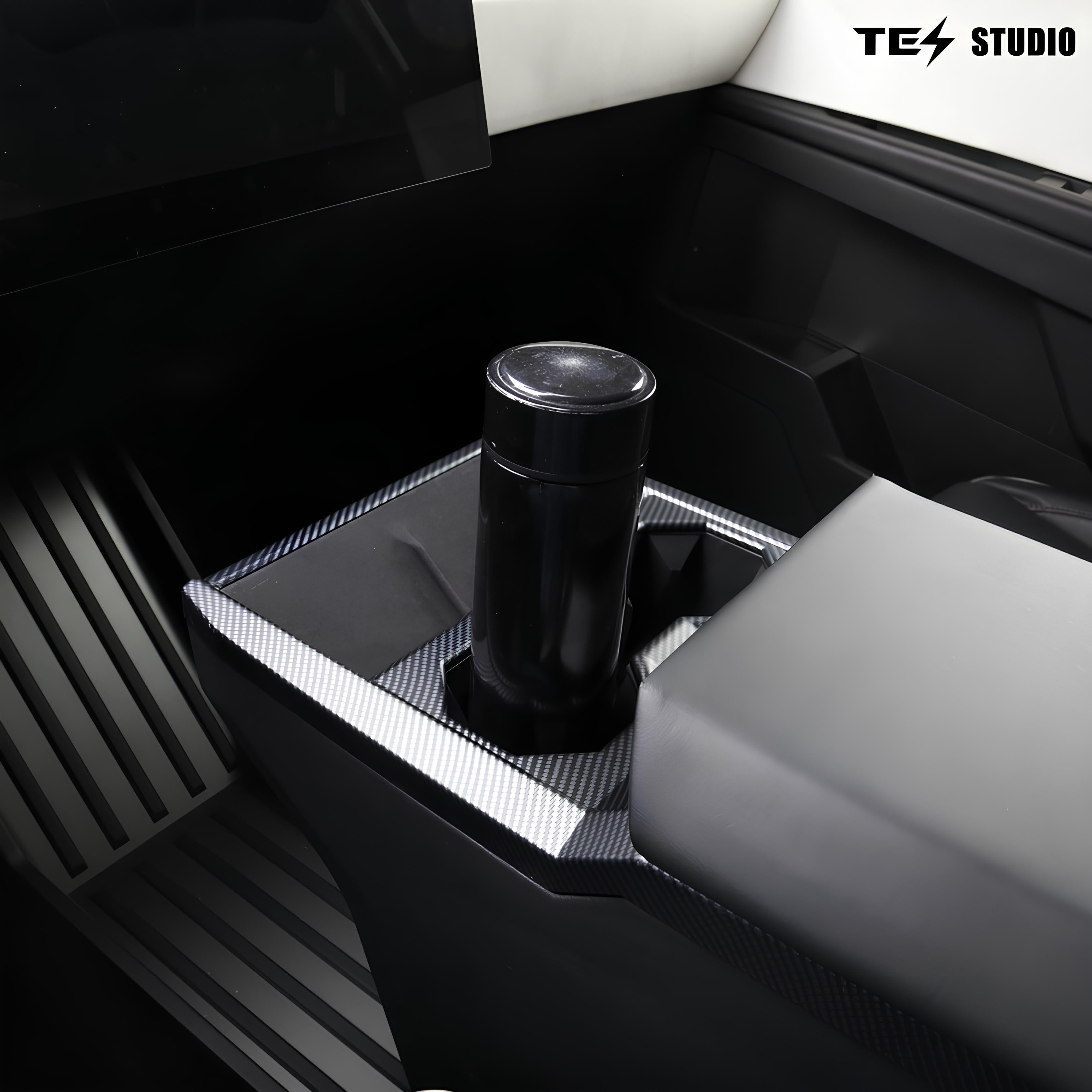 Cybertruck Center Console Cup Holder Panel Trim Cover